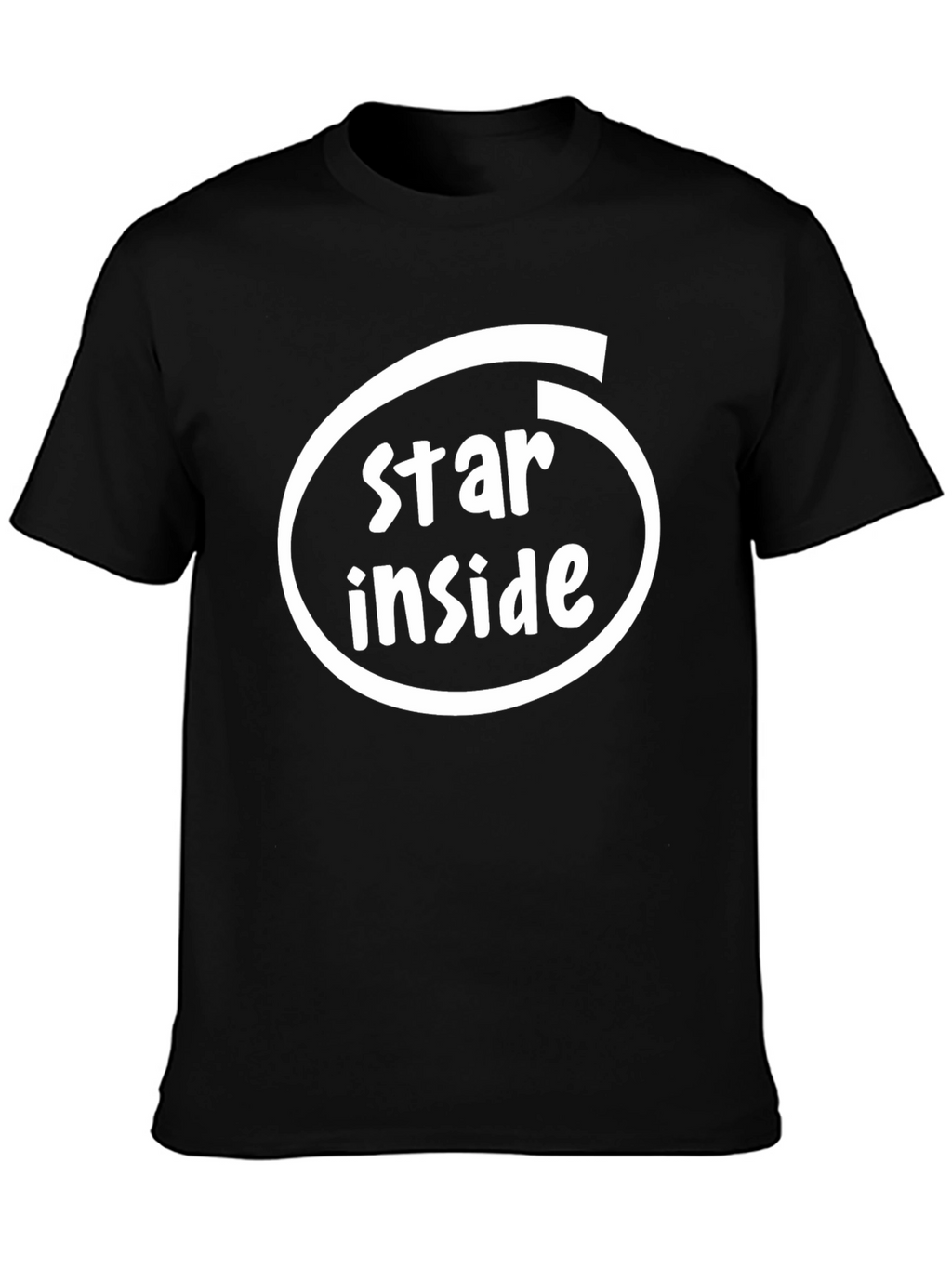 Star Inside Black T-Shirt