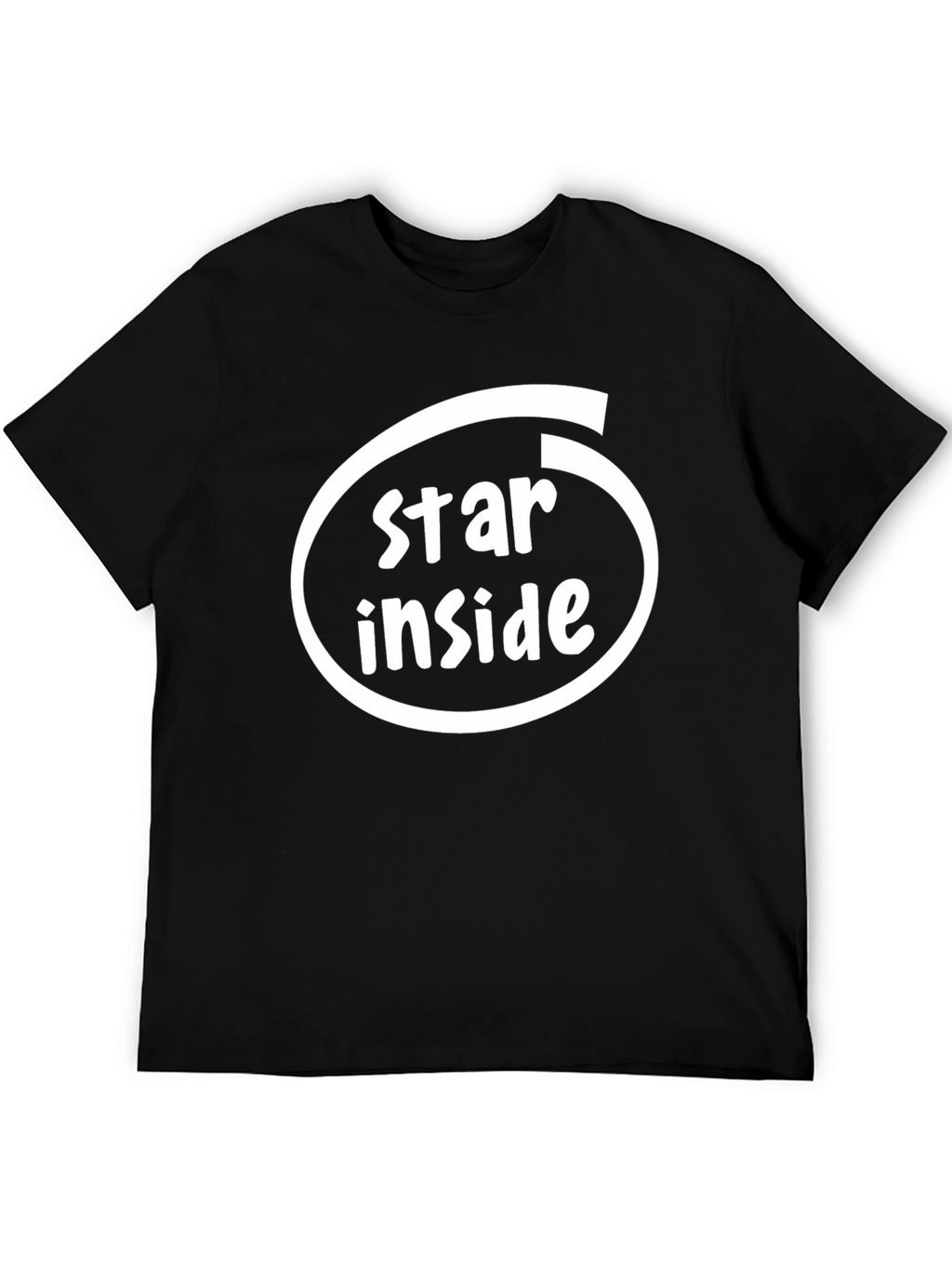 Star Inside Black T-Shirt