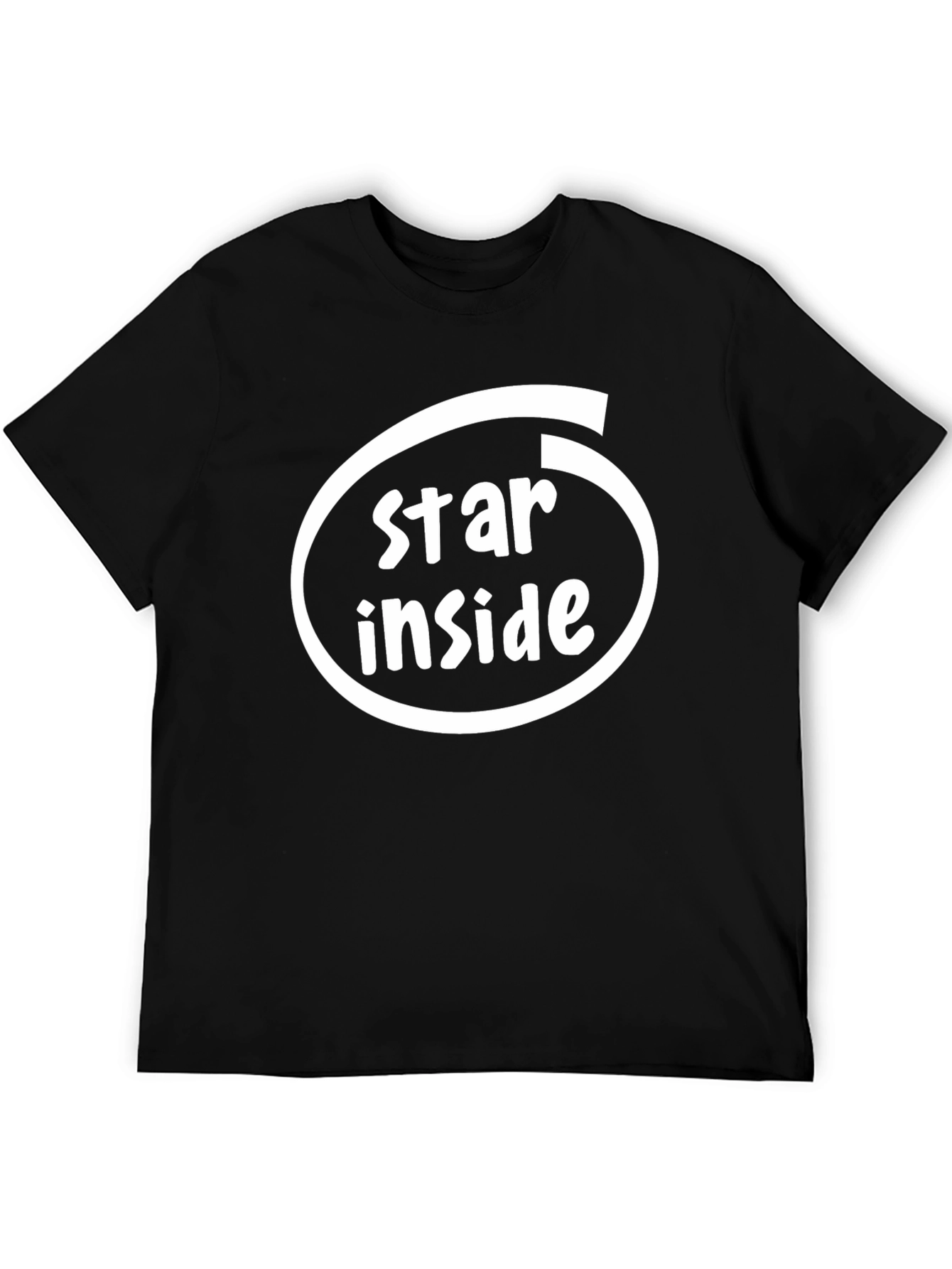 Star Inside Black T-Shirt