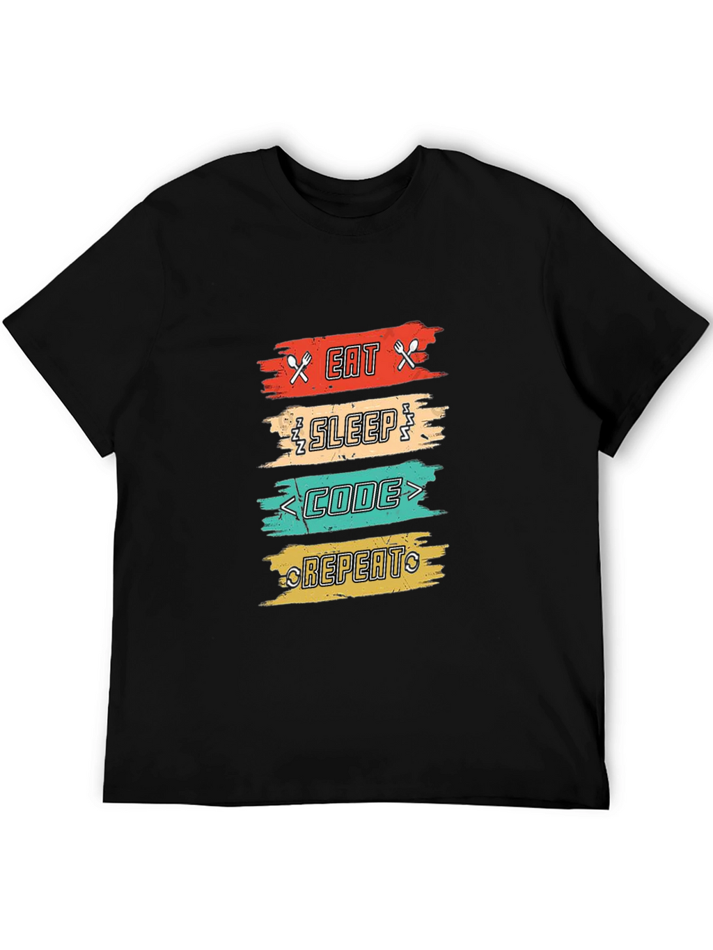 Eat Sleep Code Repeat T-Shirt - Programmer Gift