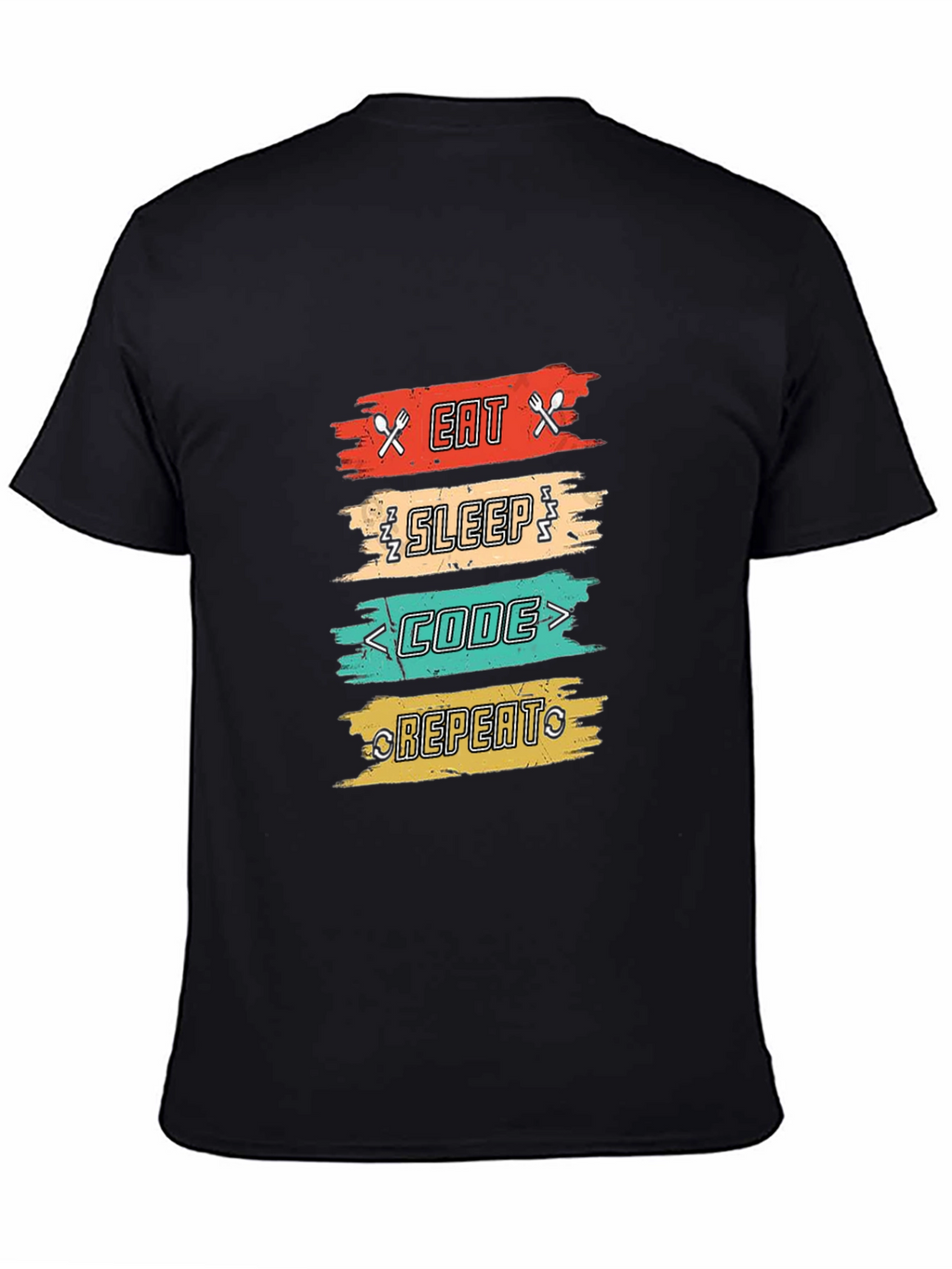 Eat Sleep Code Repeat T-Shirt - Programmer Gift