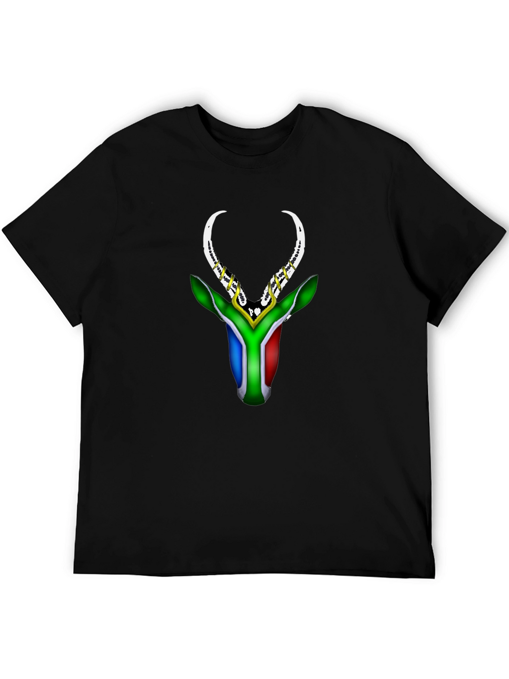 South Africa Flag Springbok Graphic T-Shirt
