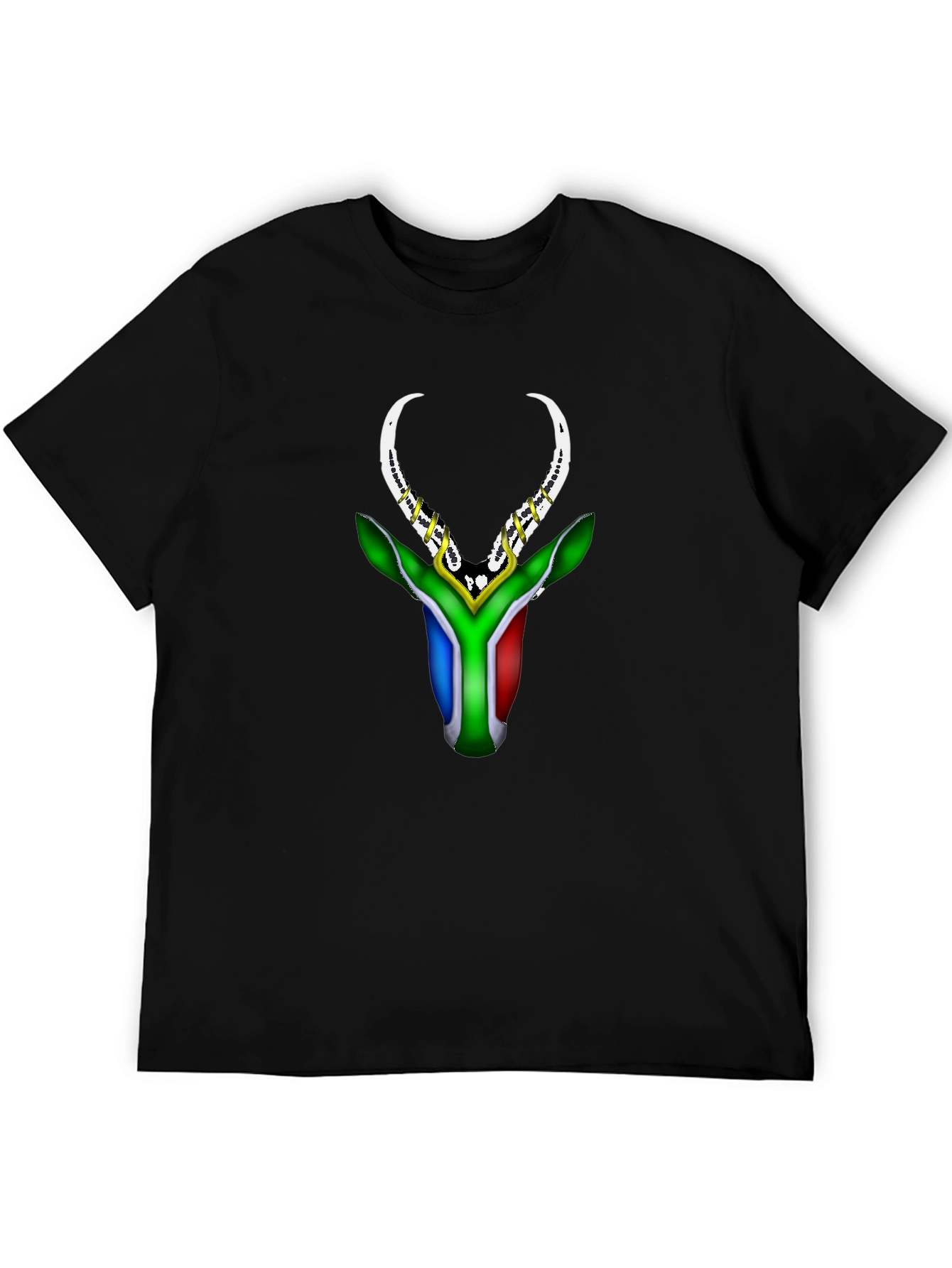 South Africa Flag Springbok Graphic T-Shirt