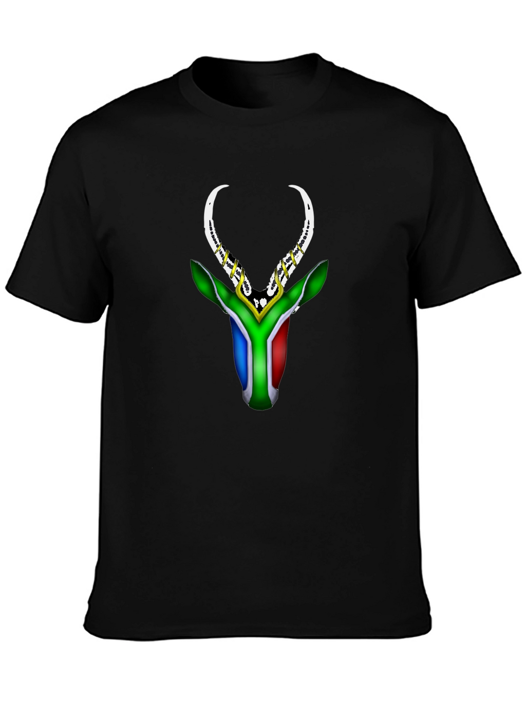 South Africa Flag Springbok Graphic T-Shirt
