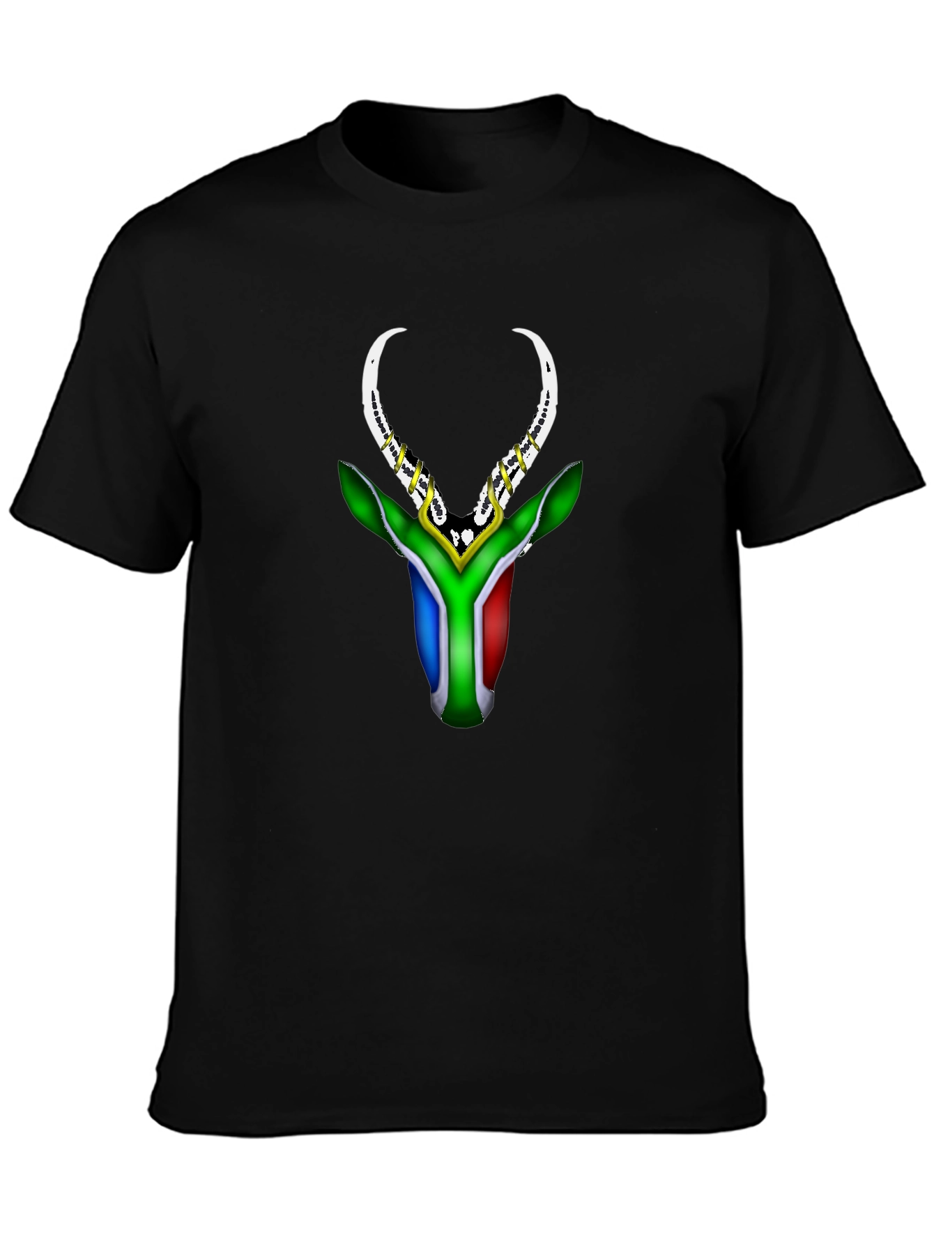 South Africa Flag Springbok Graphic T-Shirt