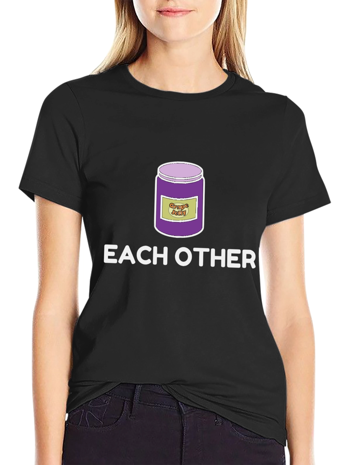 Funny Grape Jelly Pun T-Shirt - Each Other
