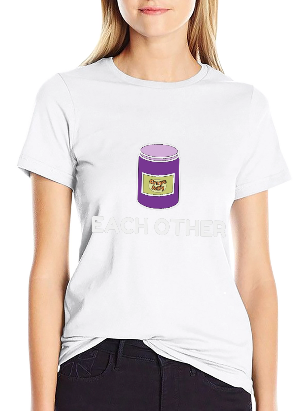 Funny Grape Jelly Pun T-Shirt - Each Other