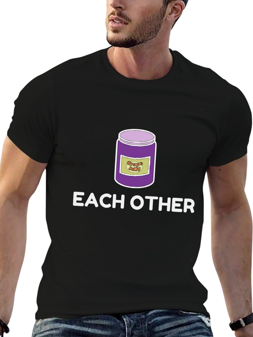 Funny Grape Jelly Pun T-Shirt - Each Other