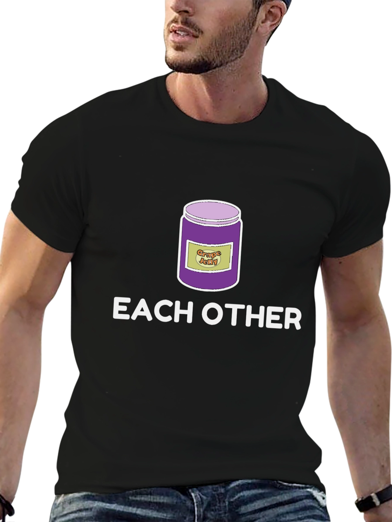 Funny Grape Jelly Pun T-Shirt - Each Other