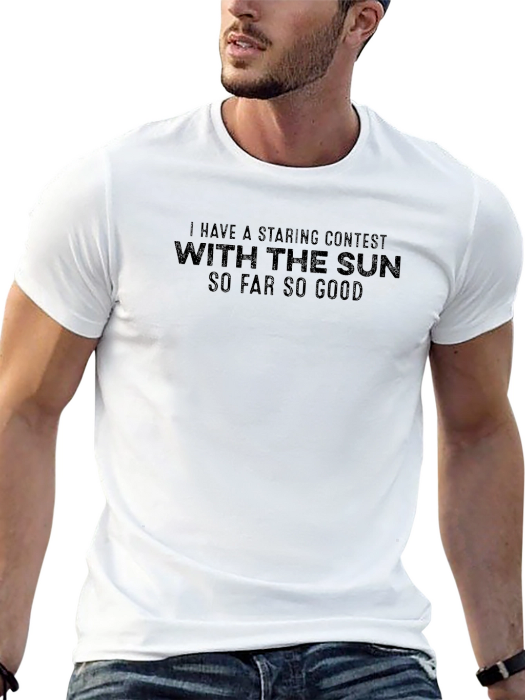 Staring Contest with the Sun Graphic Tee