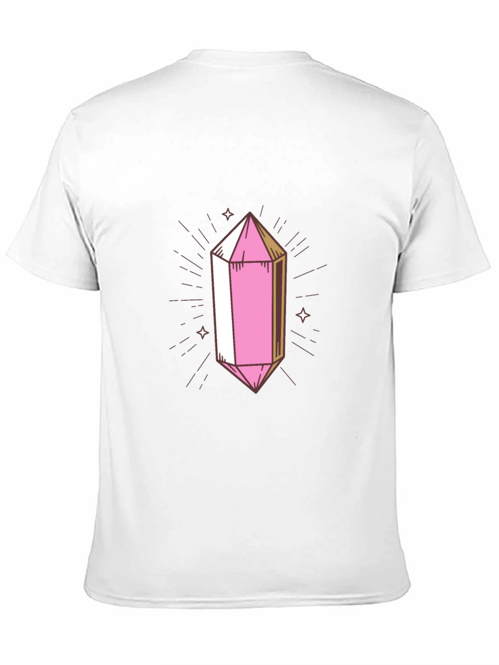 Pink Crystal Graphic Tee - Stylish & Unique
