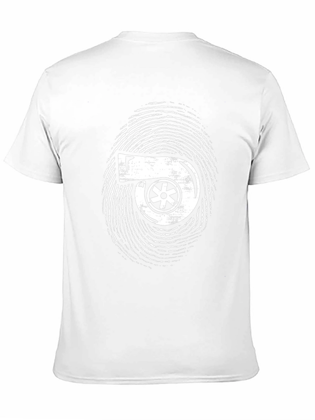 Turbo Fingerprint Graphic Black T-Shirt