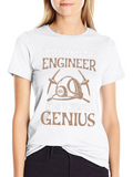 Mining Engineer Genius T-Shirt - Funny Job Gift