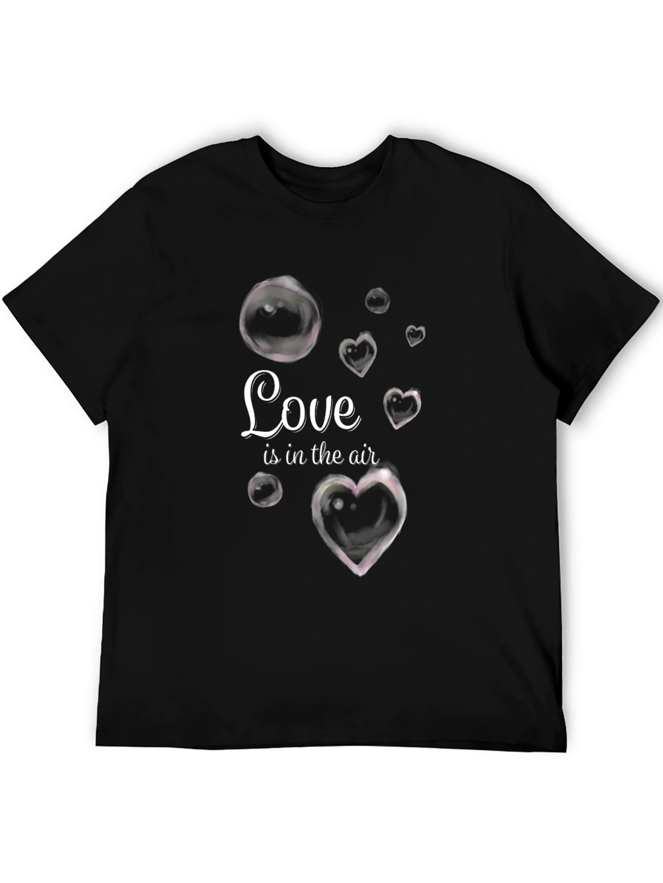 Love is in the Air T-Shirt - Romantic Heart Design