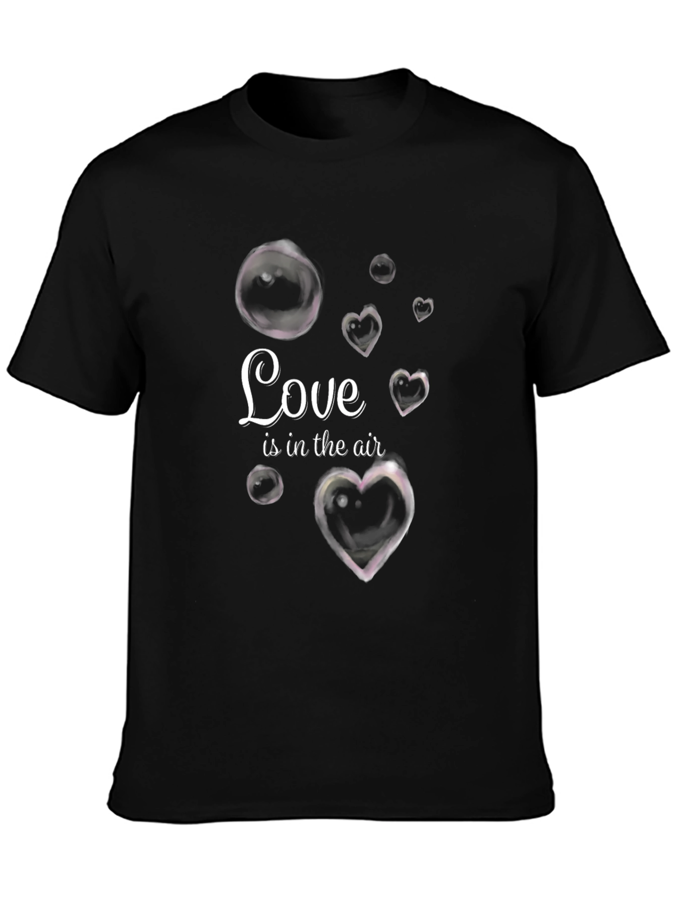 Love is in the Air T-Shirt - Romantic Heart Design