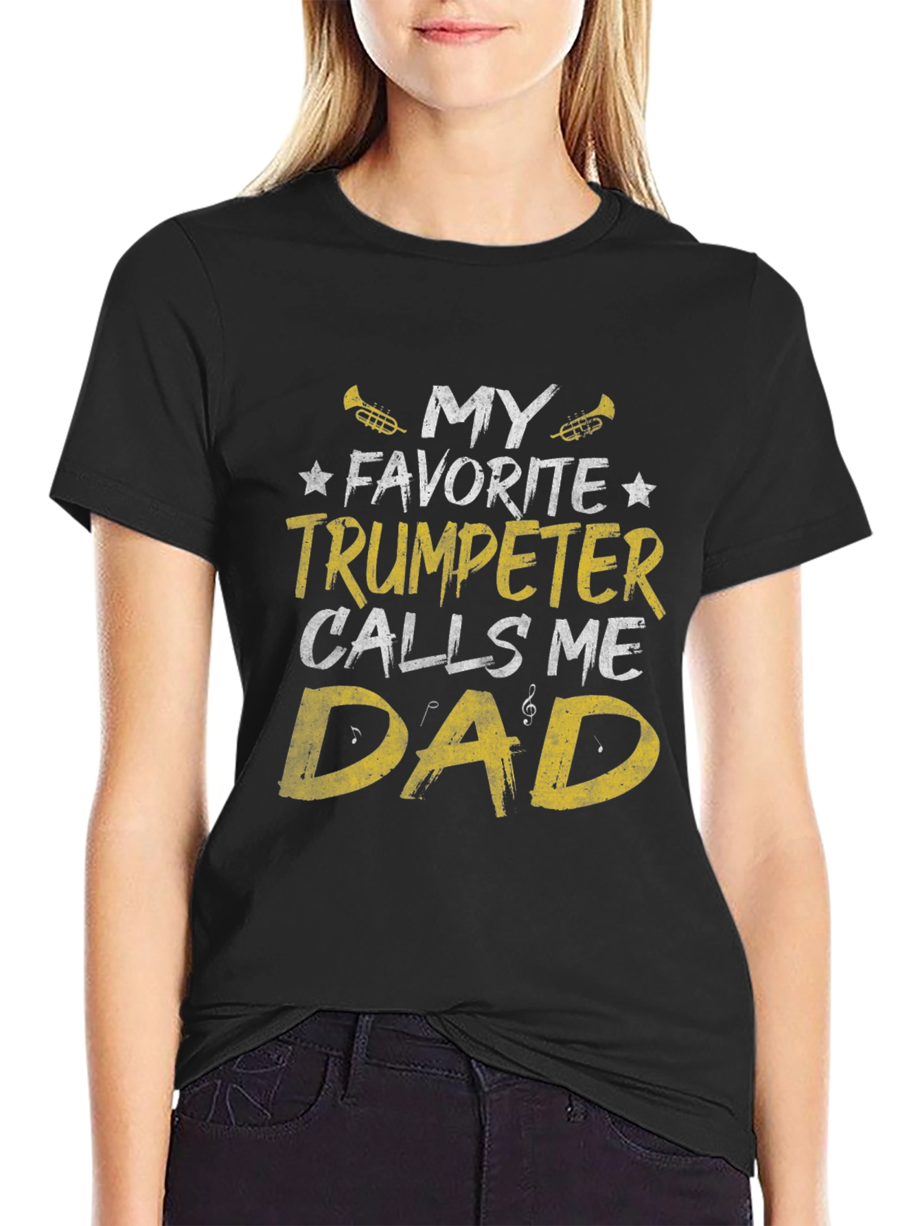 Trumpeter Dad T-Shirt - Musician Fathers Day Gift