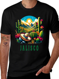 Jalisco T-Shirt - Desert Cactus Design