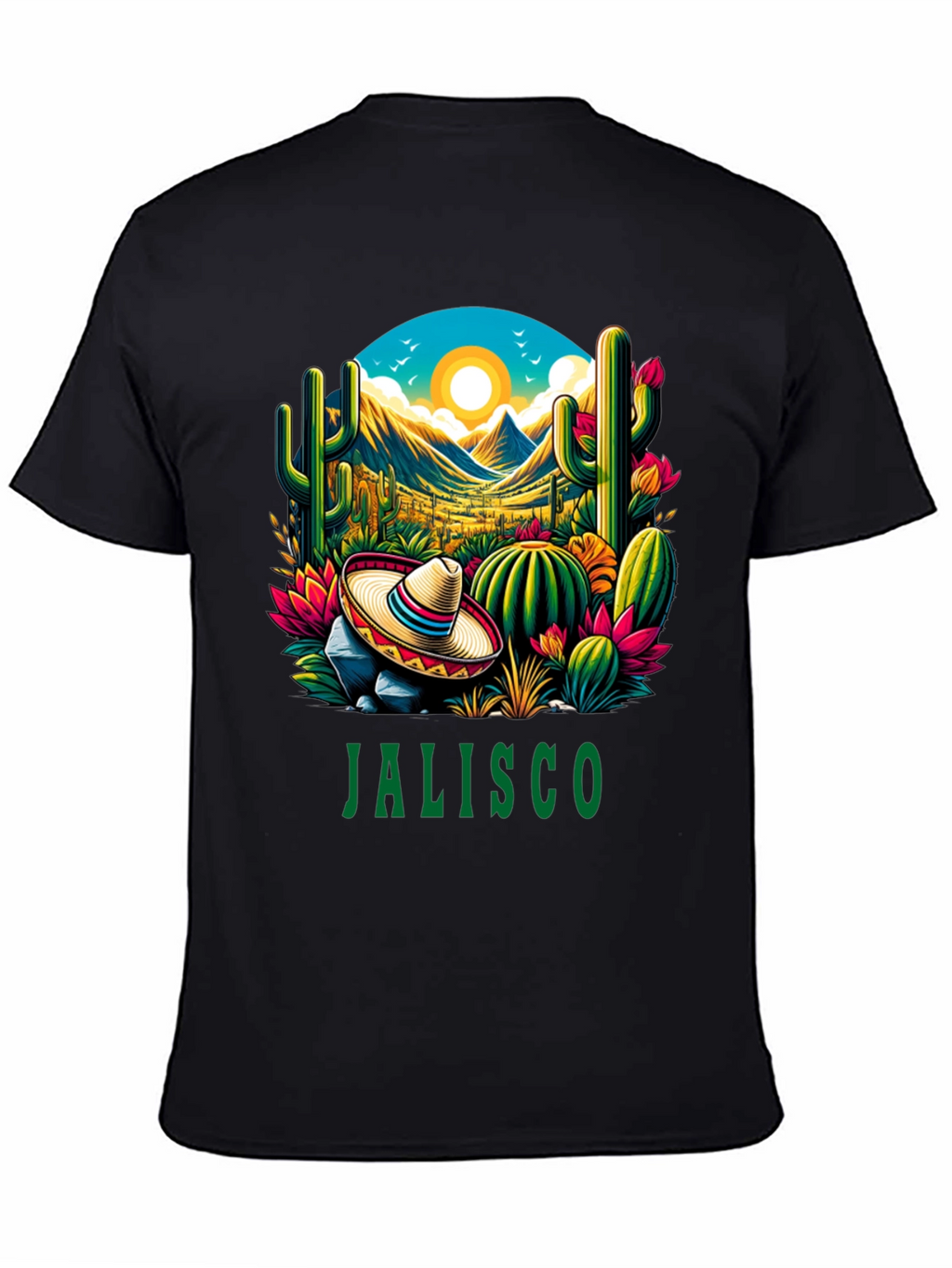 Jalisco T-Shirt - Desert Cactus Design