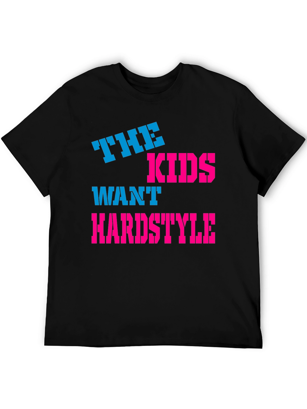The Kids Want Hardstyle Black Graphic Tee