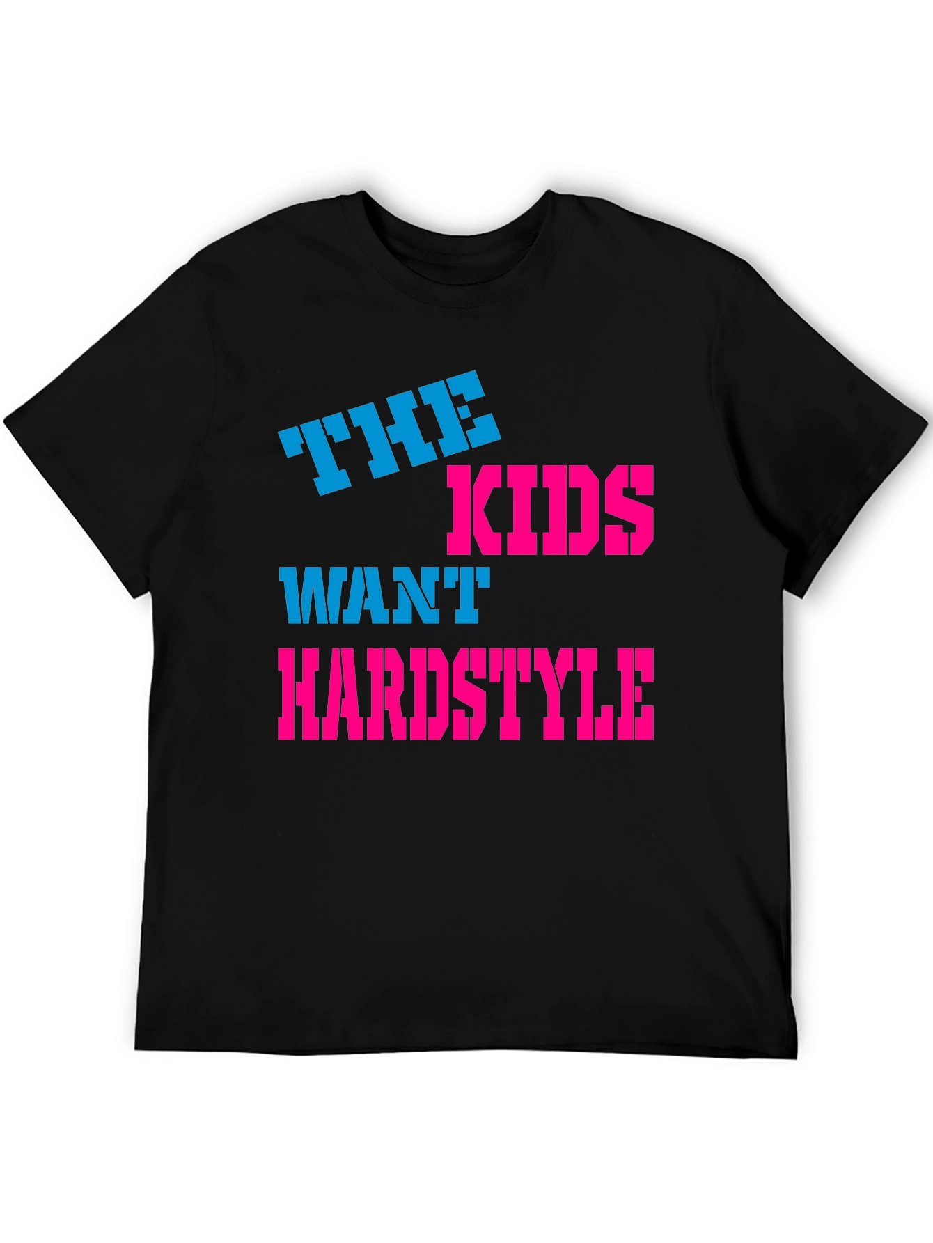 The Kids Want Hardstyle Black Graphic Tee