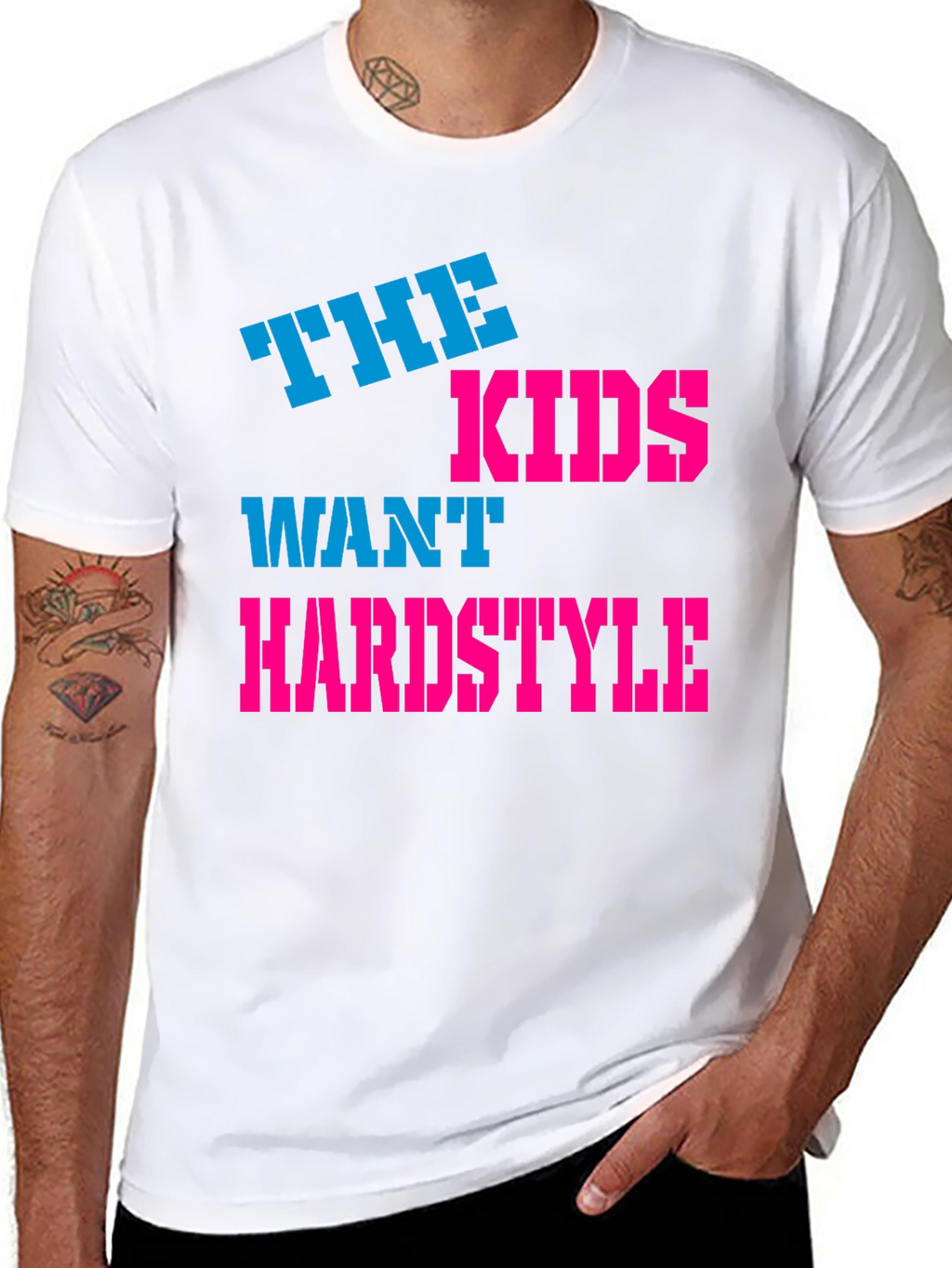 The Kids Want Hardstyle Black Graphic Tee