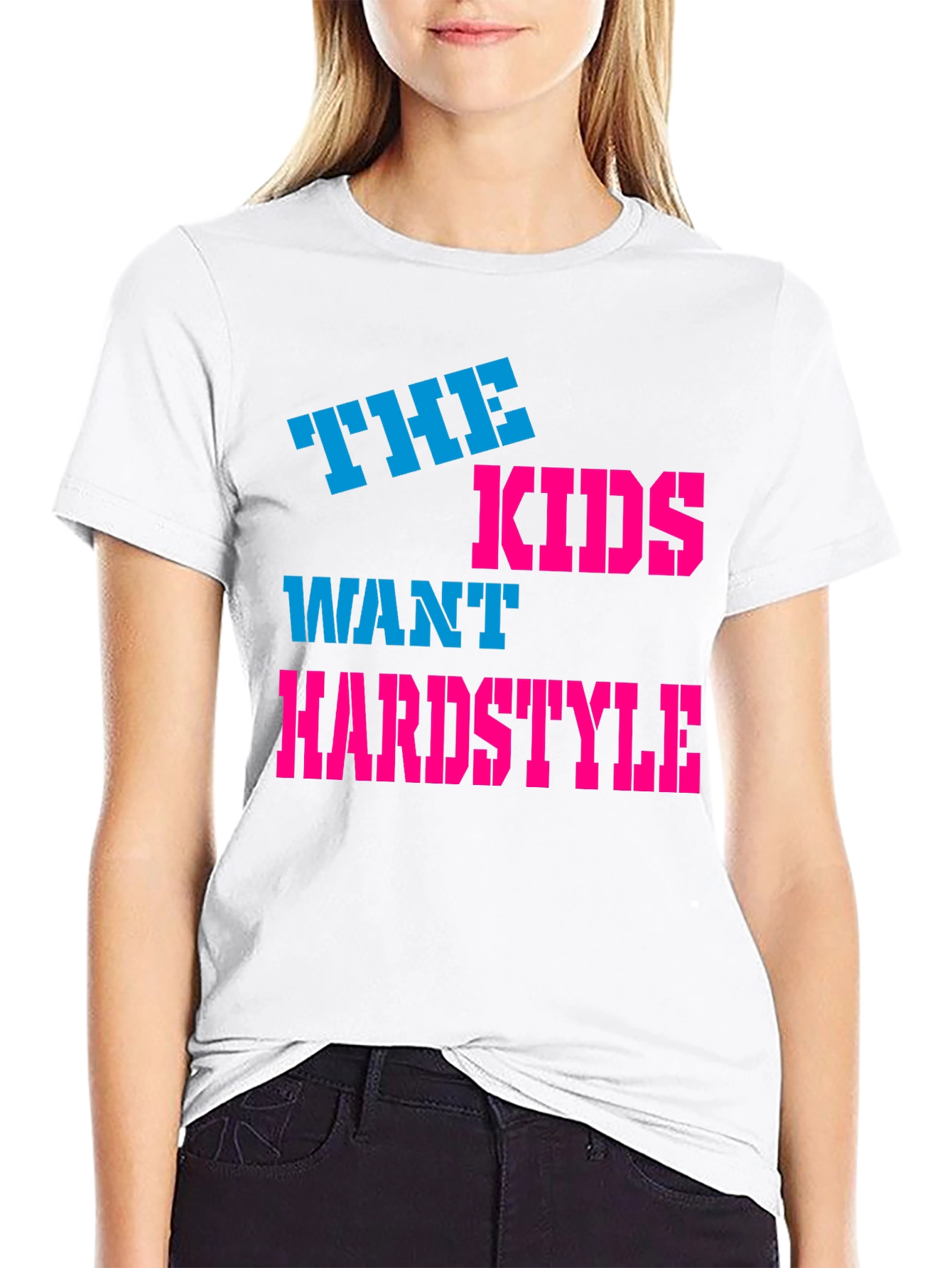 The Kids Want Hardstyle Black Graphic Tee