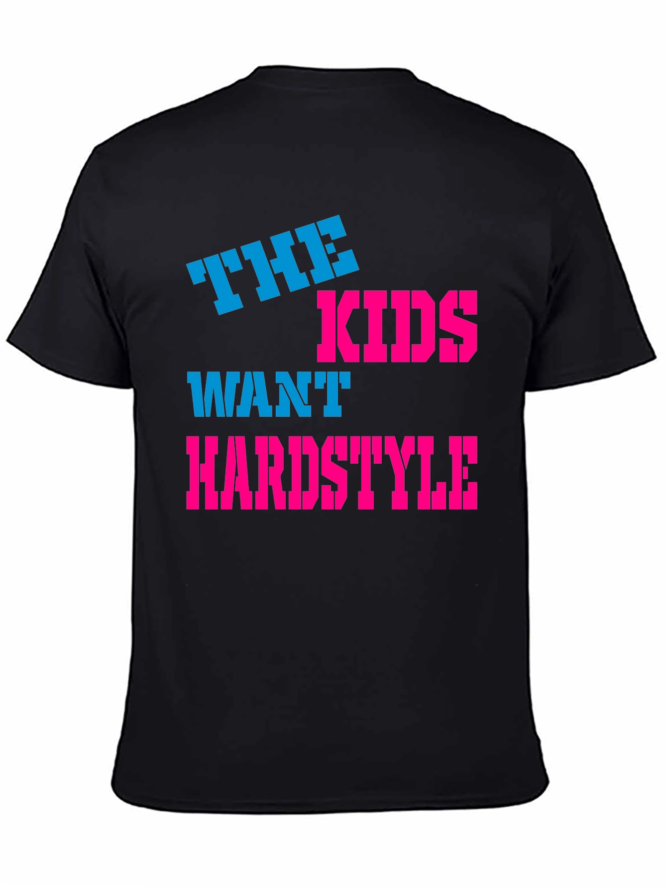 The Kids Want Hardstyle Black Graphic Tee