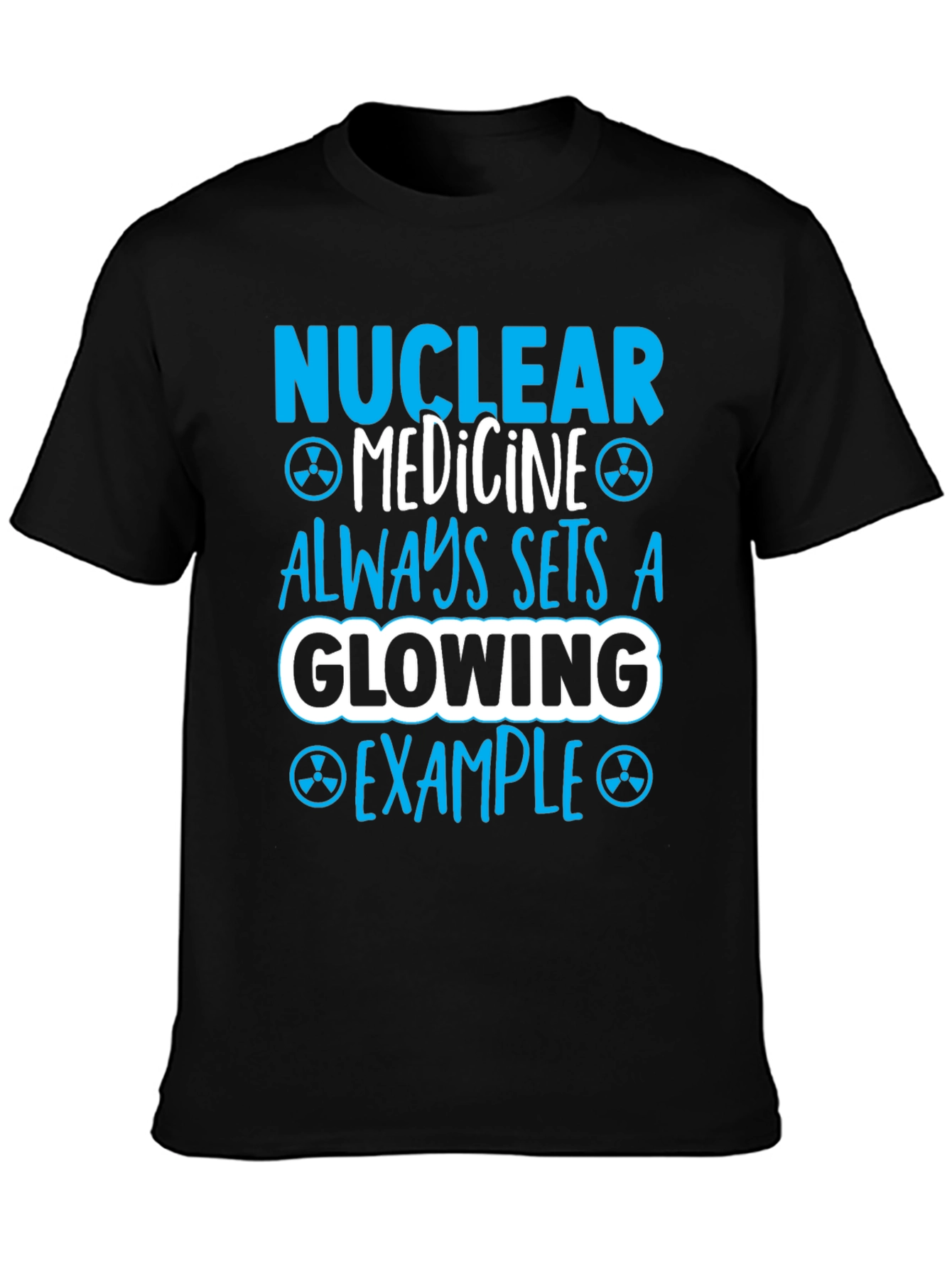 Nuclear Medicine Glowing Example Graphic T-Shirt