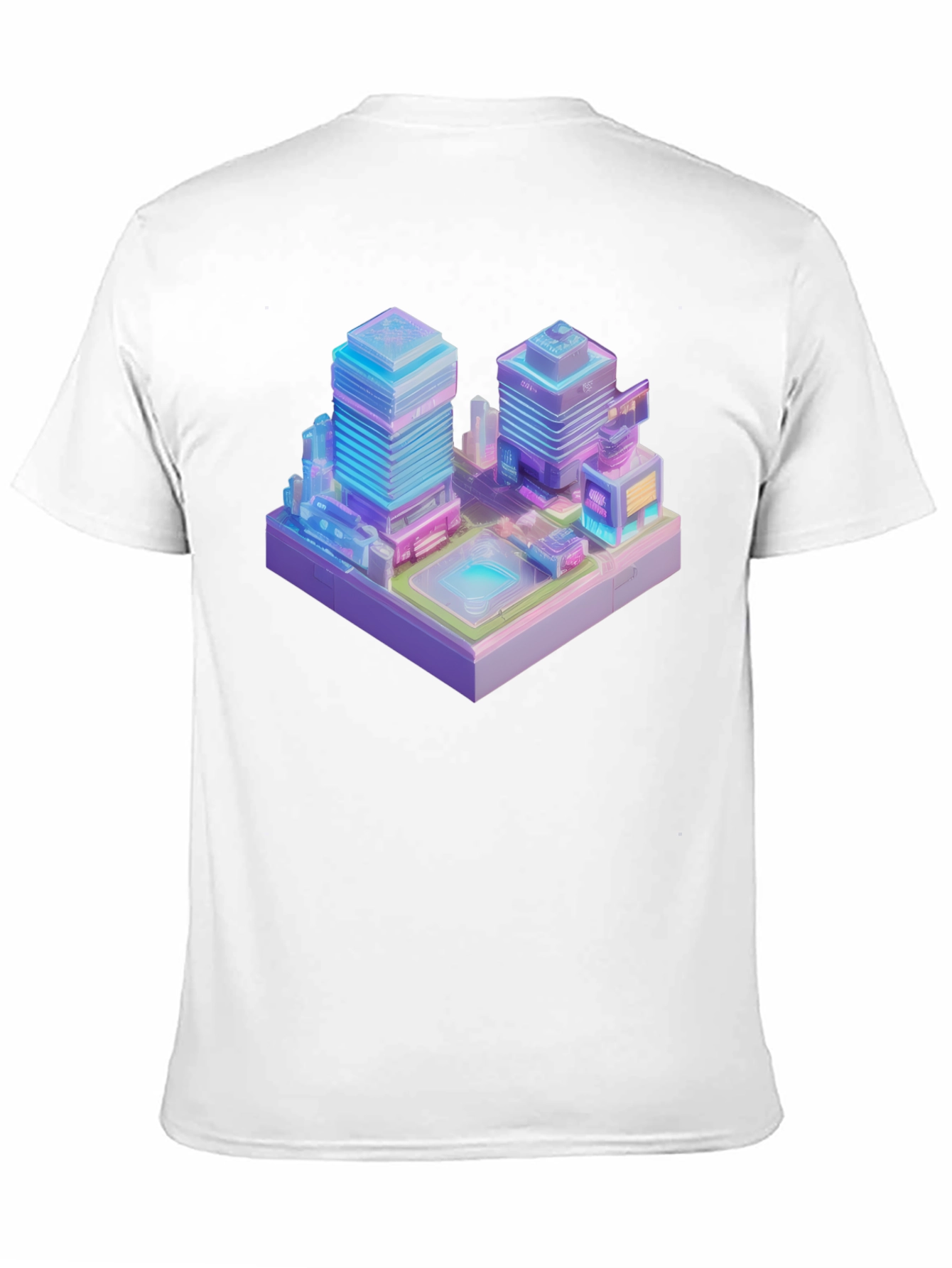 Cyberpunk Cityscape Graphic Tee