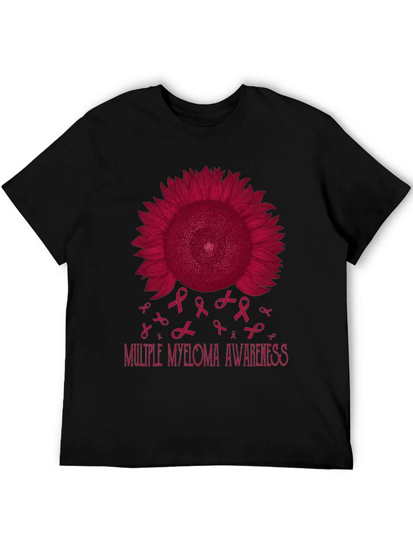 Myeloma Awareness Sunflower T-Shirt