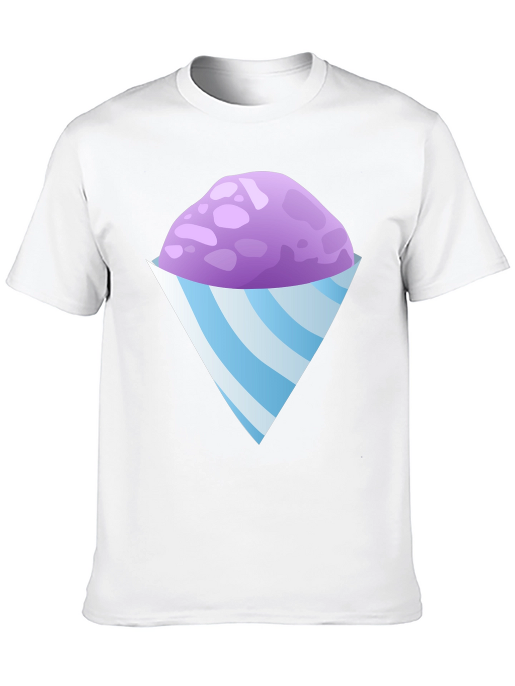 Snow Cone Graphic Tee - Black Cotton T-Shirt