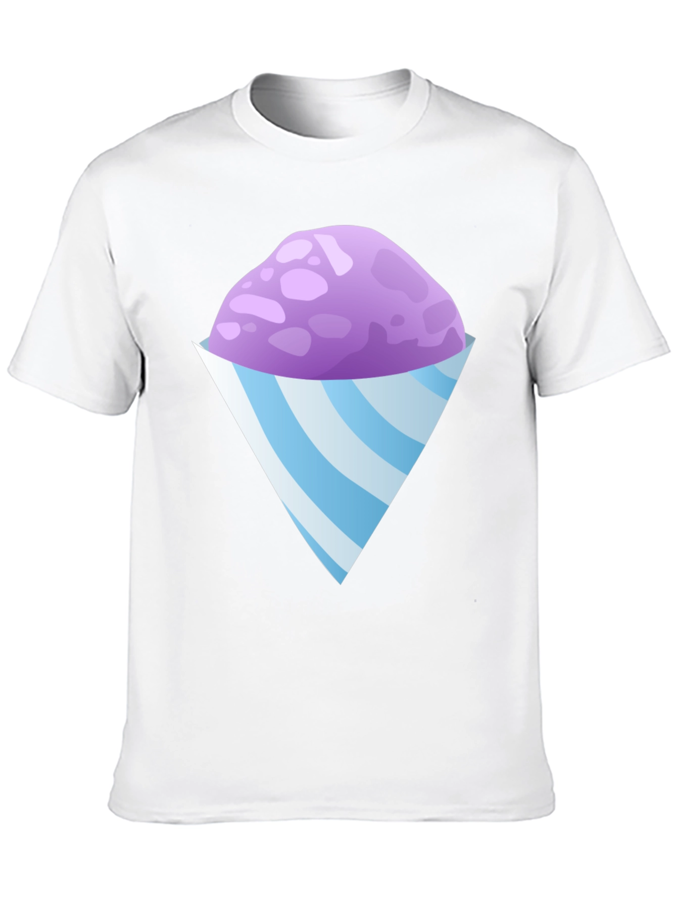 Snow Cone Graphic Tee - Black Cotton T-Shirt