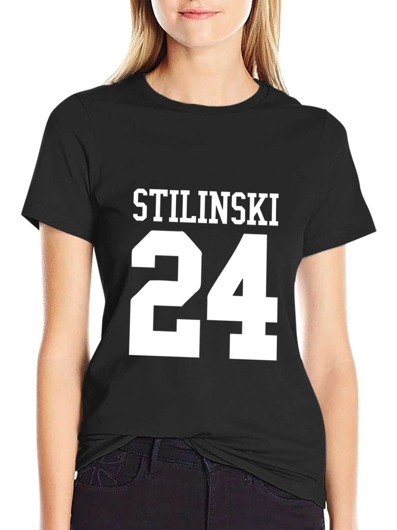 Stilinski 24 Black Graphic T-Shirt
