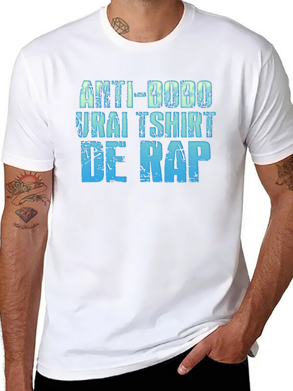 Anti-Bobo T-Shirt de Rap Hipster Tee