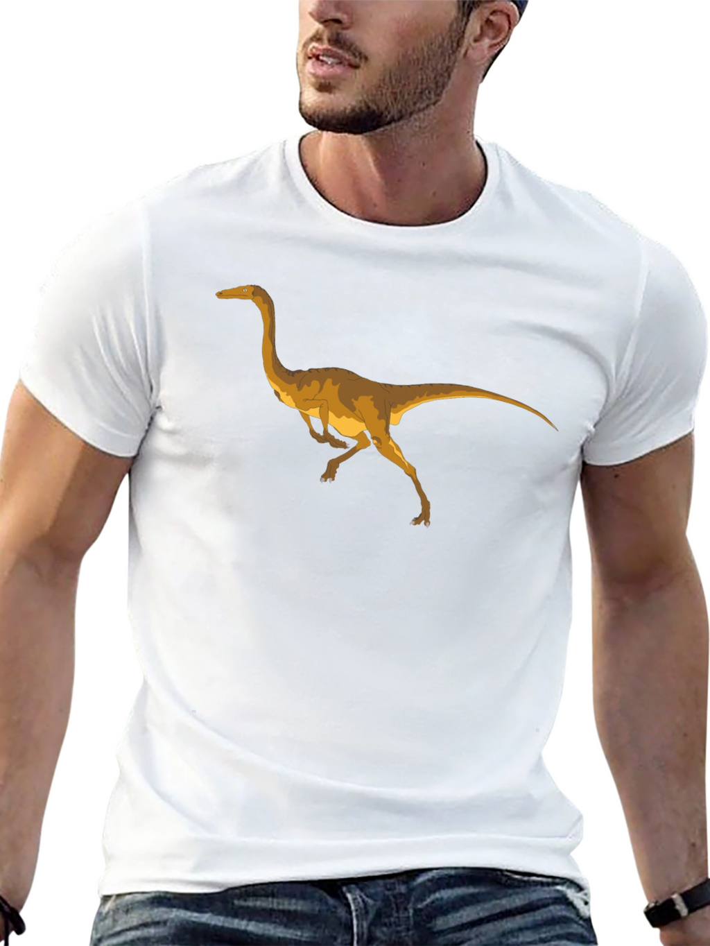 Compsognathus Dinosaur Graphic T-Shirt
