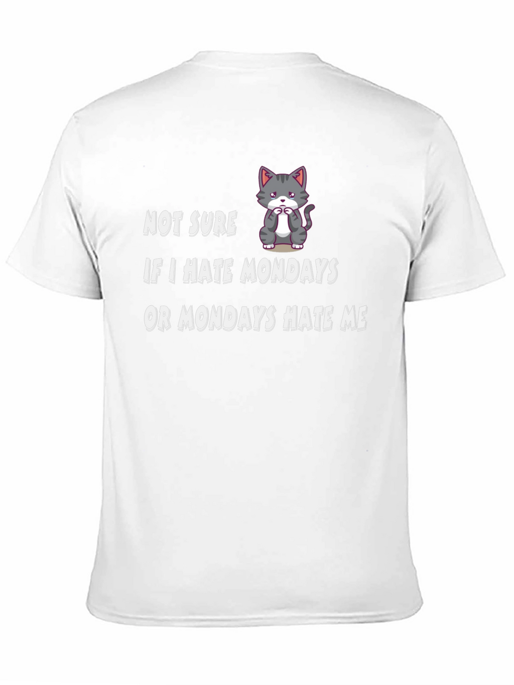 Funny Monday Hater Graphic T-Shirt