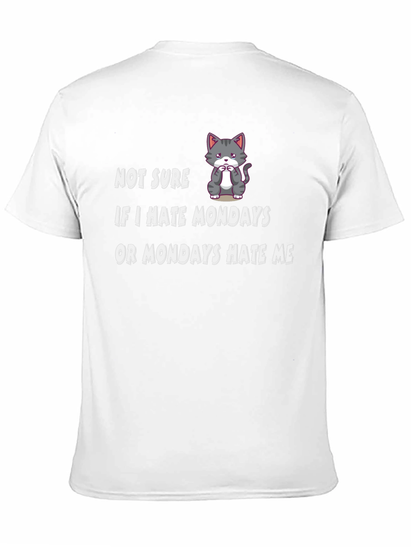 Funny Monday Hater Graphic T-Shirt