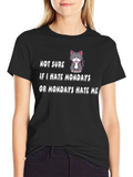 Funny Monday Hater Graphic T-Shirt