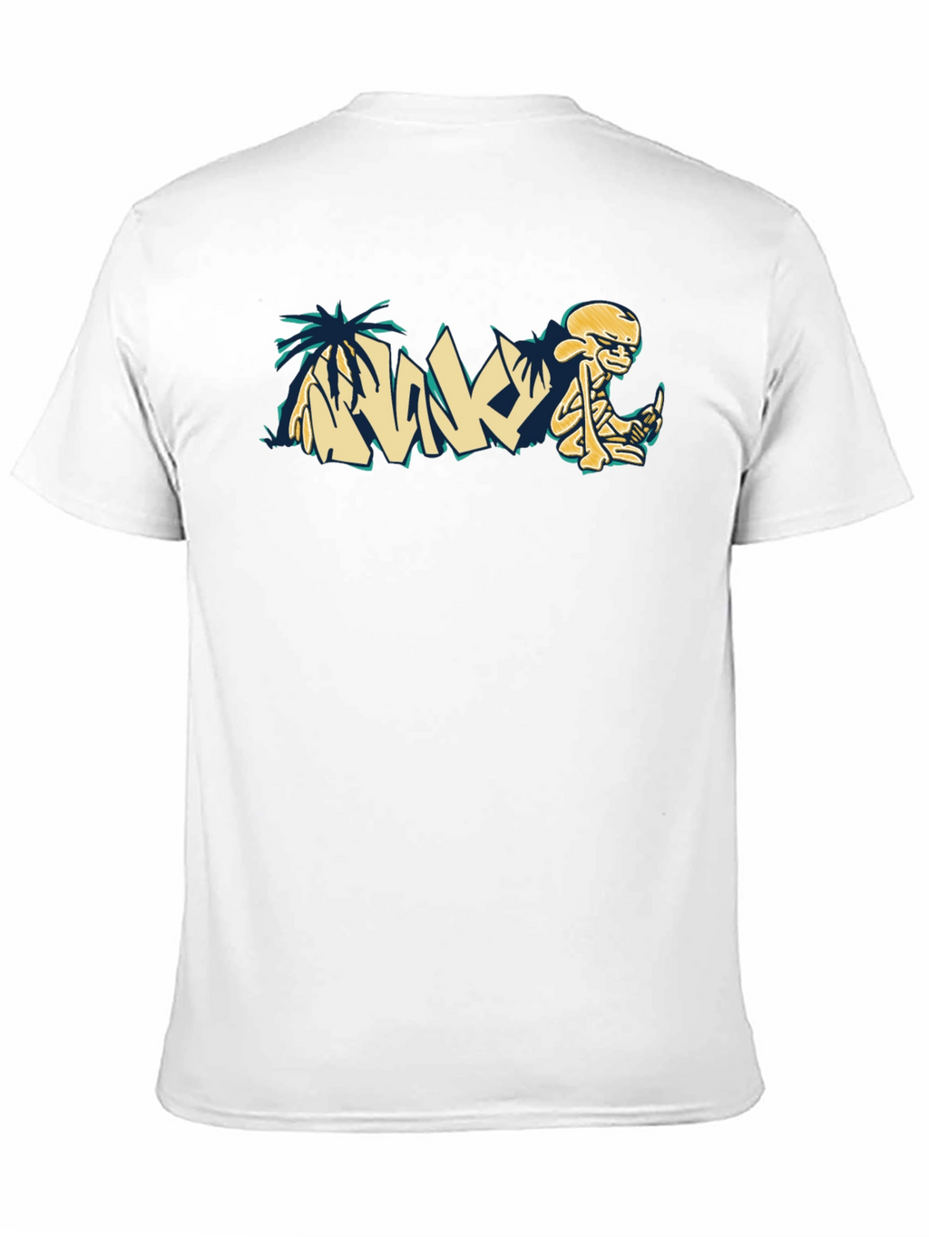 Relaxed Skeleton Graphic Tee - Cool Casual Style