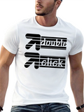 Double Click Graphic T-Shirt - Black Cotton Tee