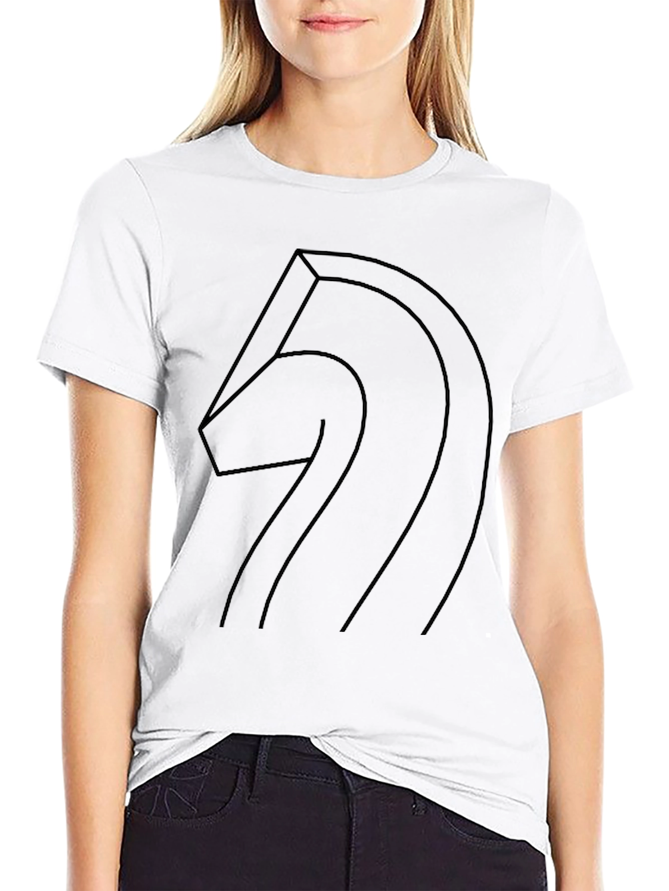 Modern Knight Graphic Tee - Stylish Black Shirt