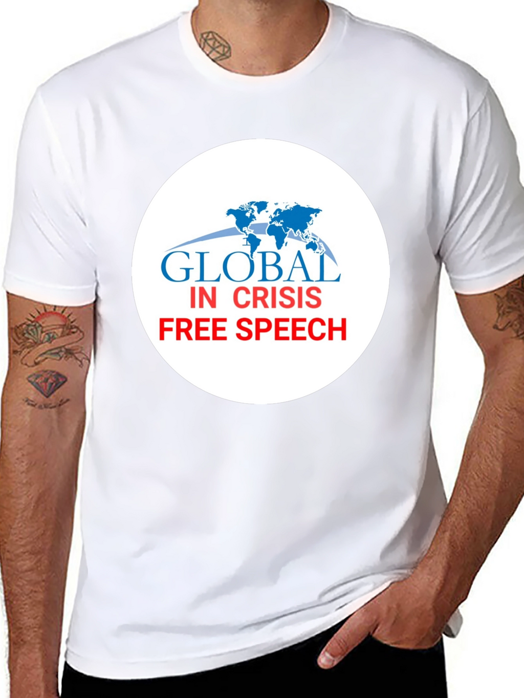 Global Crisis Free Speech T-Shirt