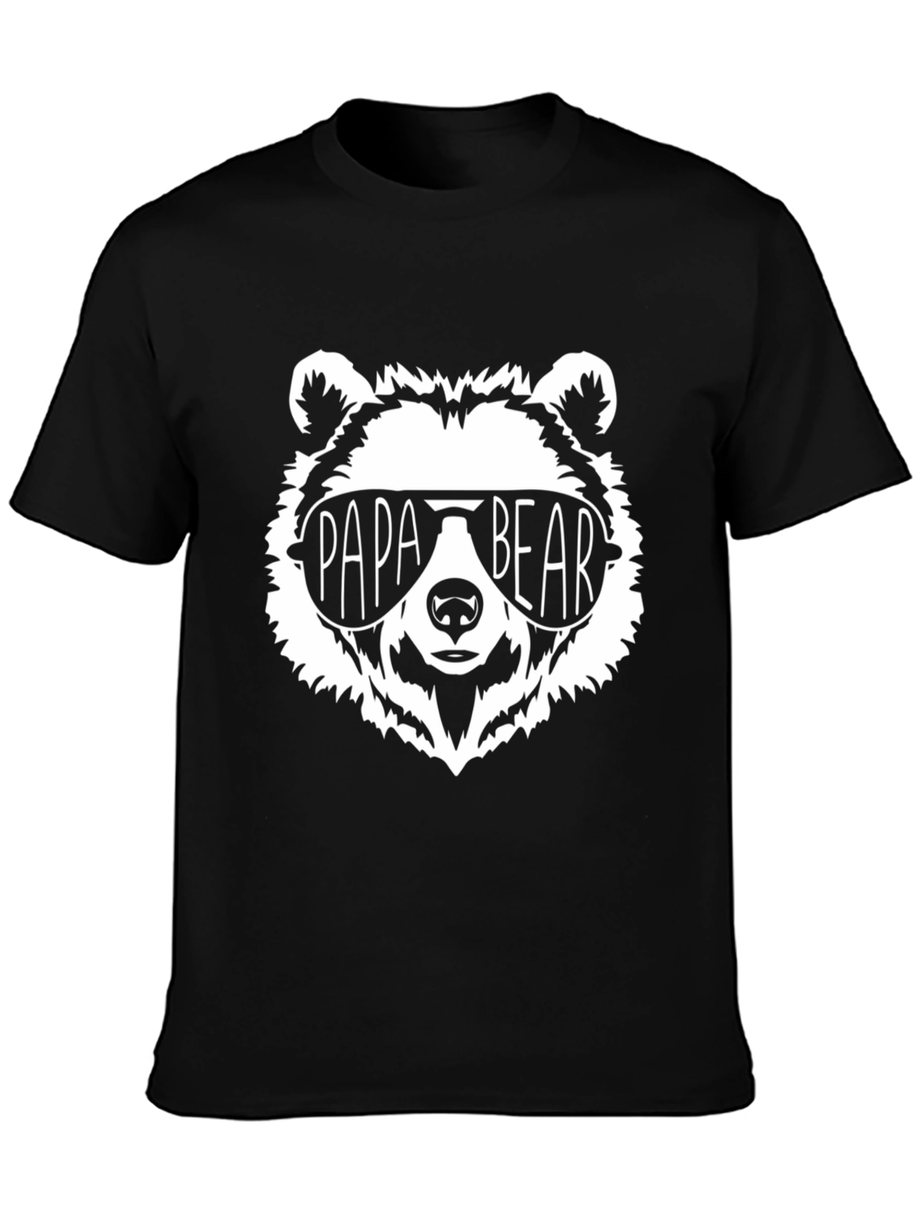 Papa Bear Graphic Tee - Cool Dad Shirt