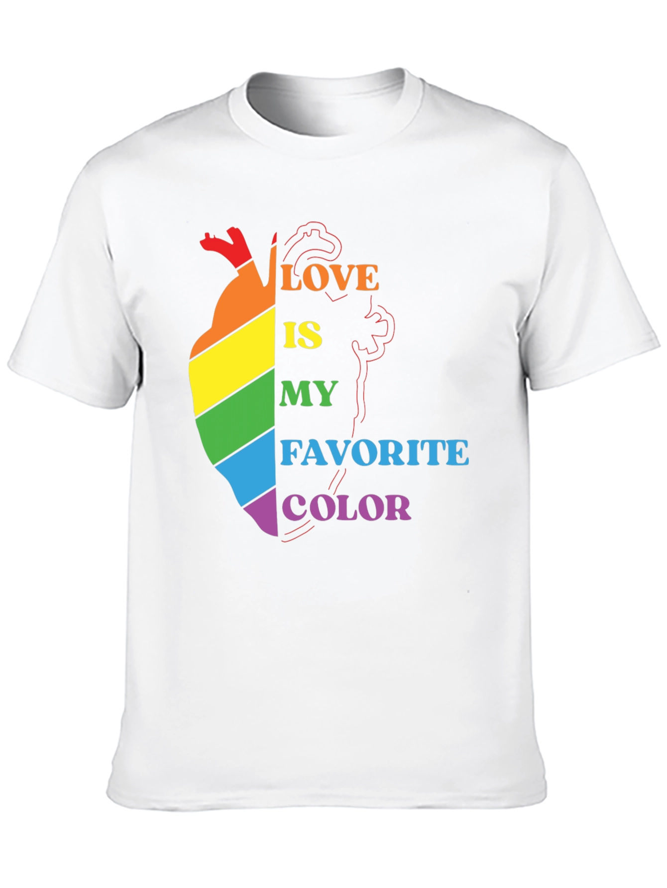 Love Is My Favorite Color T-Shirt - Pride LGBTQ