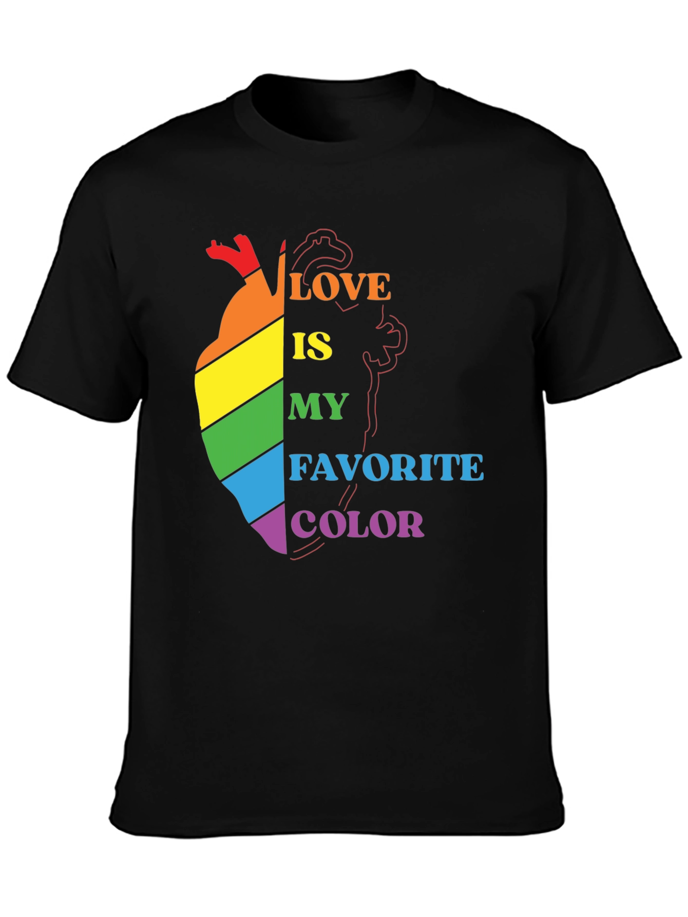 Love Is My Favorite Color T-Shirt - Pride LGBTQ