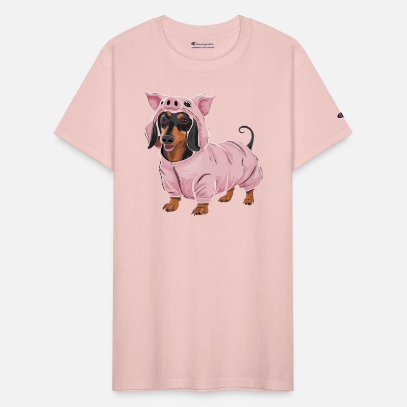 Dachshunds In Costumes Piggy Fun