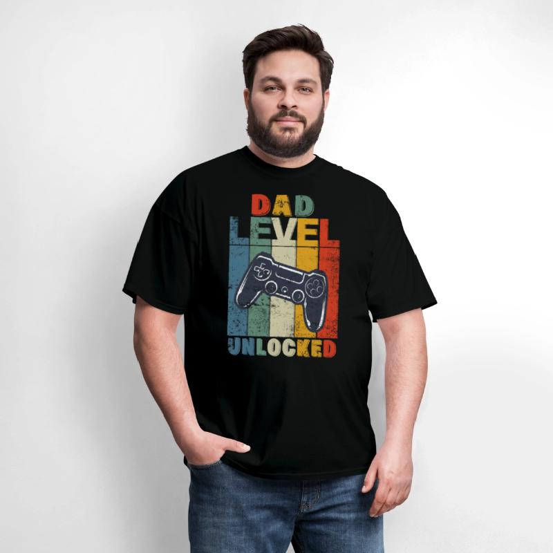 Dad Level Unlocked, Retro Vintage Game Lover