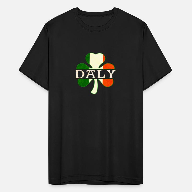 Daly Irish Surname Ireland Flag Shamrock