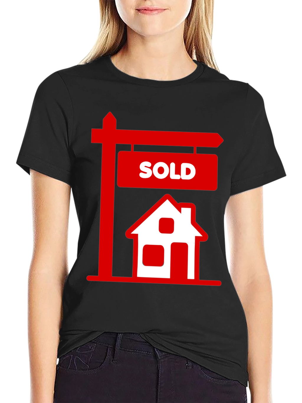 Sold House Graphic Tee - Real Estate T-Shirt