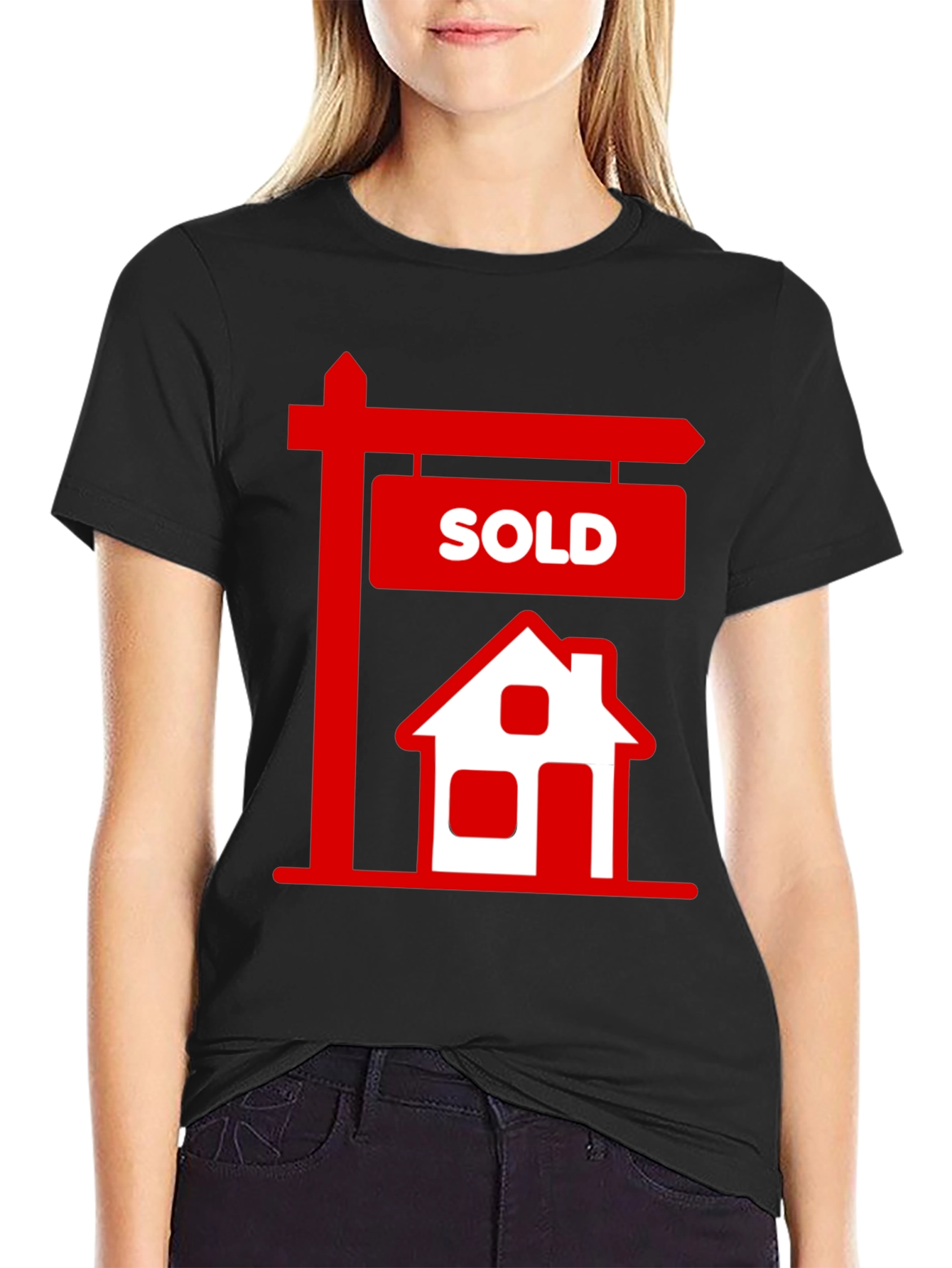 Sold House Graphic Tee - Real Estate T-Shirt